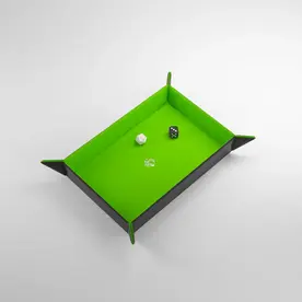 Magnetic Dice Tray: Rectangular Green
