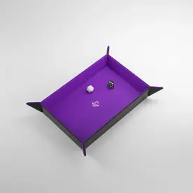 Magnetic Dice Tray: Rectangular Purple