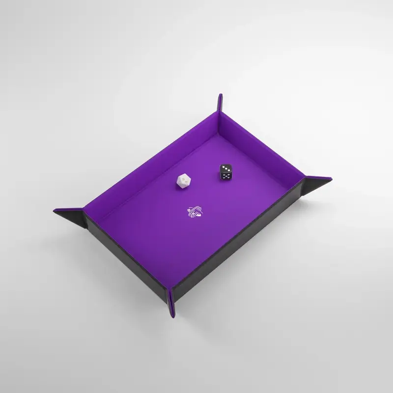 Magnetic Dice Tray: Rectangular Purple