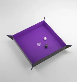 Magnetic Dice Tray: Square Purple