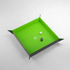 Magnetic Dice Tray: Square Green