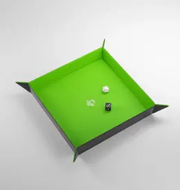 Magnetic Dice Tray: Square Green