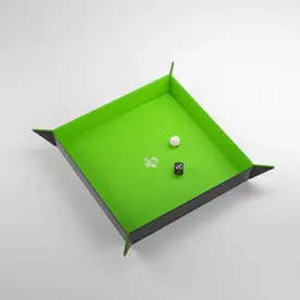 Magnetic Dice Tray: Square Green
