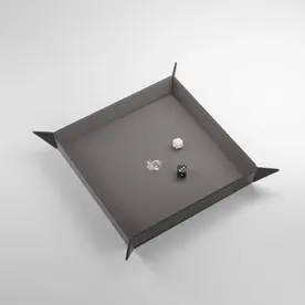 Magnetic Dice Tray: Square Gray