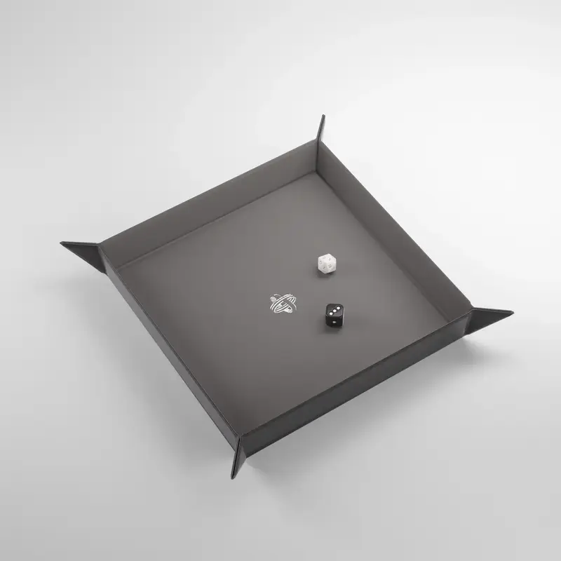 Magnetic Dice Tray: Square Gray
