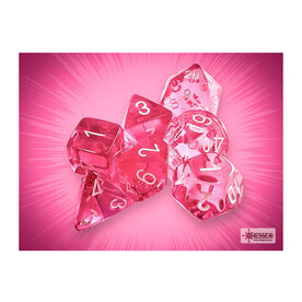 Chessex Chessex RPG Dice (7) Translucent Pink
