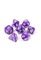 Die Hard Dice 7pc RPG Set - Essentials - Purple w/White