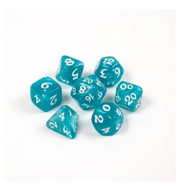 Die Hard Dice 7pc RPG Set - Essentials - Teal w/White