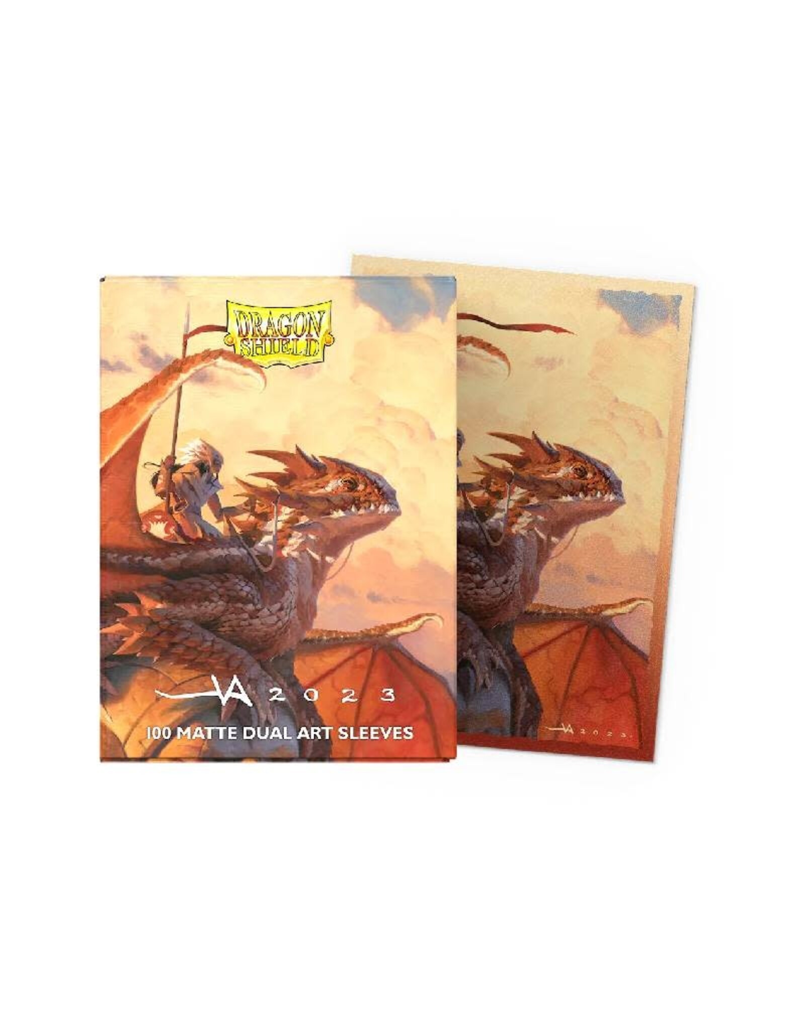 Dragon Shield Sleeves: Dragon Shield Matte Dual Art (100) Adameer