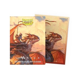 Dragon Shield Sleeves: Dragon Shield Matte Dual Art (100) Adameer