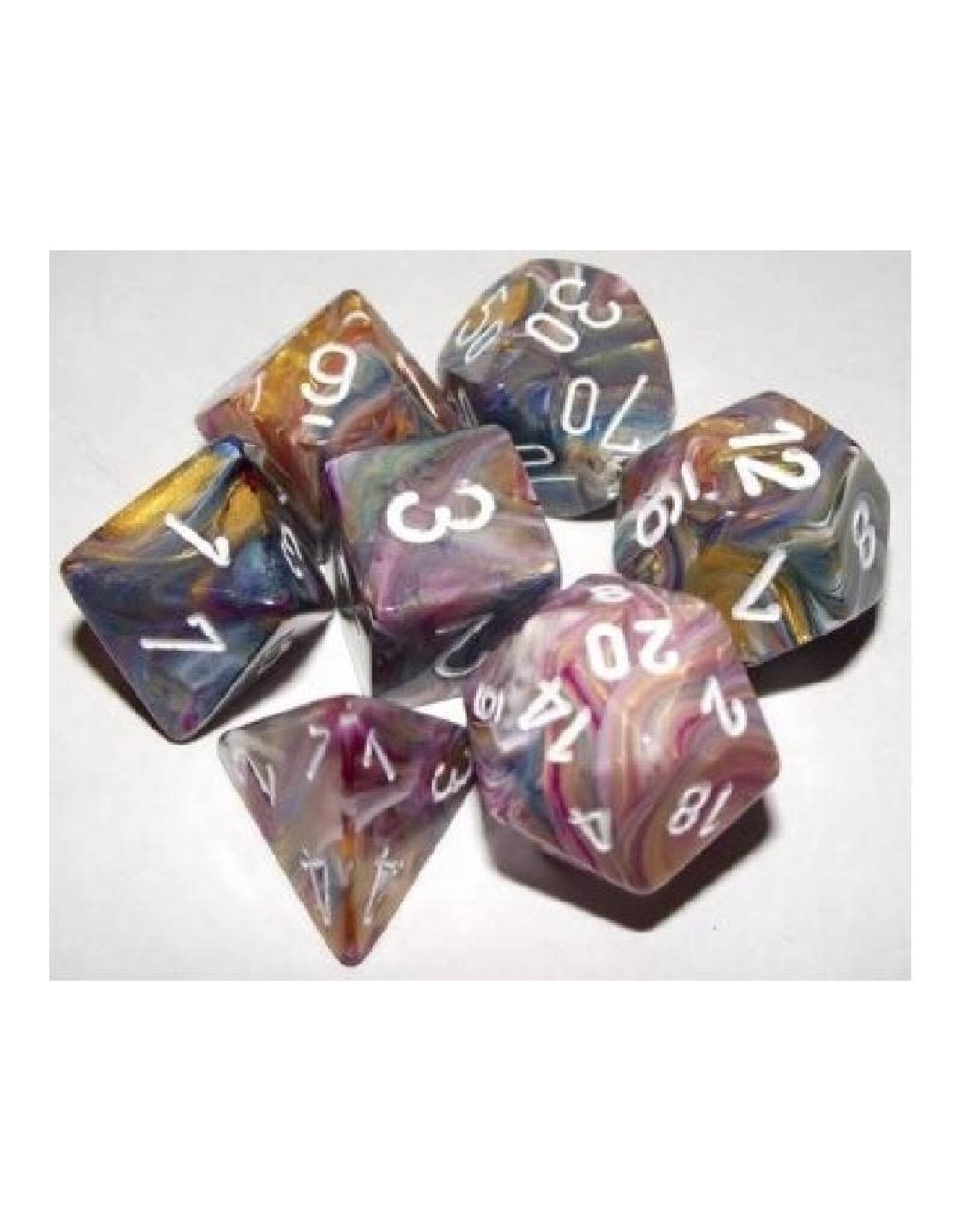 Chessex Mini Chessex RPG Dice (7) Festive Carousel