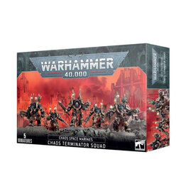 Games Workshop Warhammer 40k Chaos Space Marine Chaos Terminator Squad
