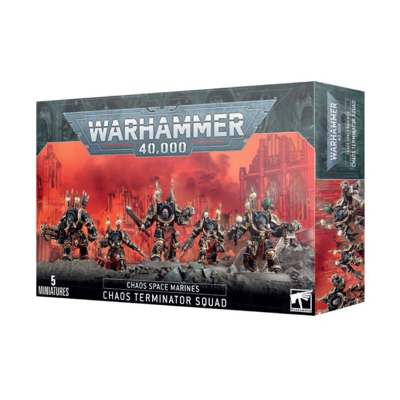 Games Workshop Warhammer 40k Chaos Space Marine Chaos Terminator Squad