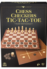 Spin Master Chess and Checkers Cardinal Classics