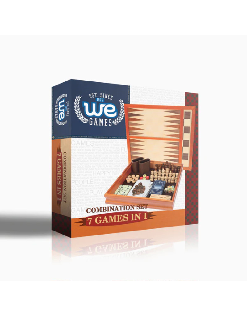 7-in-1 Combination Wood Set - Game Night Games