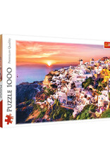 Trefl Sunset Over Santorini Puzzle 1000 PCS