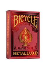 United States Playing Card Co Playing Cards: Bicycle: Metalluxe Red