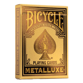 United States Playing Card Co Playing Cards: Bicycle: Metalluxe Gold