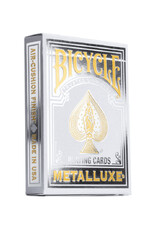 United States Playing Card Co Playing Cards: Bicycle: Metalluxe Silver