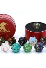 Hymgho Premium Dice Hymgho Mystery D20 Quest's Reward Gemstone