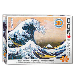 Eurographics Great Wave of Kanagawa 3D Lenticular Puzzle (300 PCS)