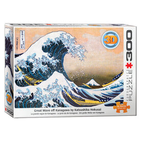 Eurographics Great Wave of Kanagawa 3D Lenticular Puzzle (300 PCS)