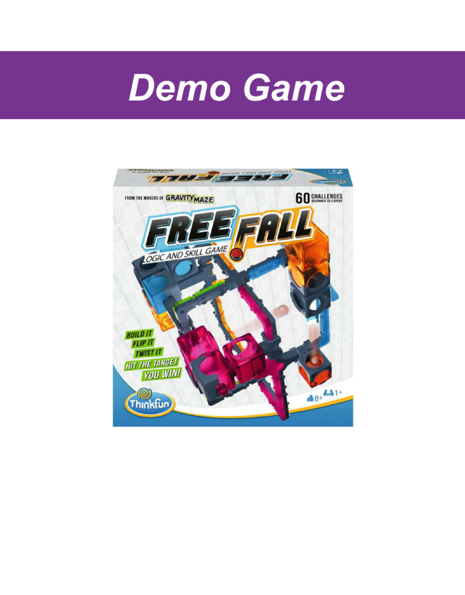 ThinkFun (DEMO) Freefall. Free to Play In Store!