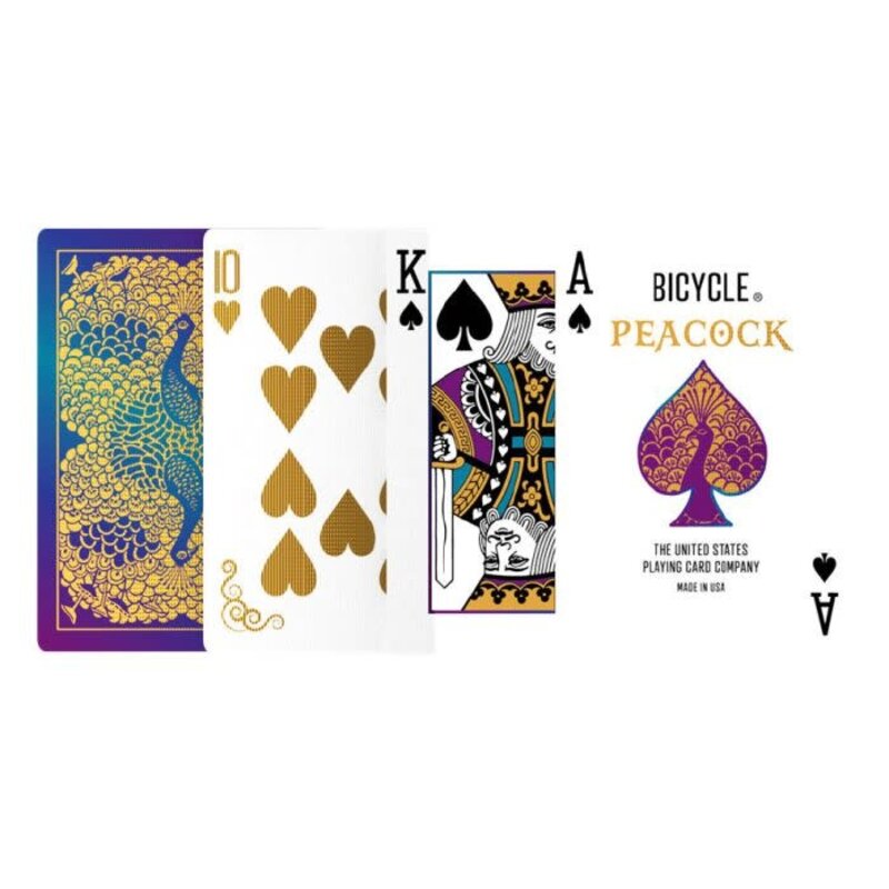 United States Playing Card Co Playing Cards: Bicycle Purple Peacock