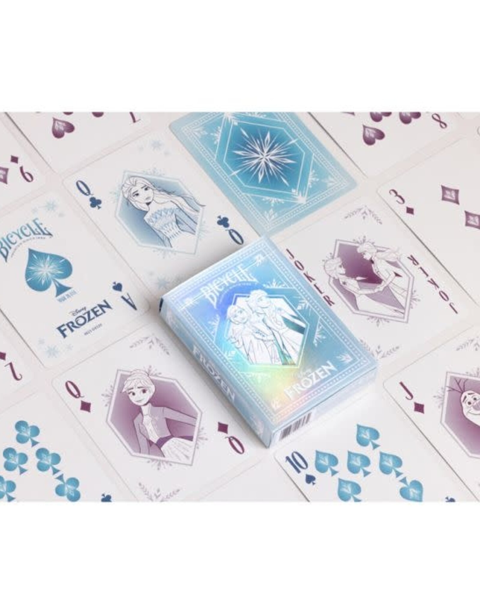United States Playing Card Co (April 15, 2024) Playing Cards: Bicycle Disney Frozen Blue