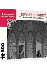 Pomegranate Dracula in Dr. Seward's Library Puzzle 500 PCS (Gorey)