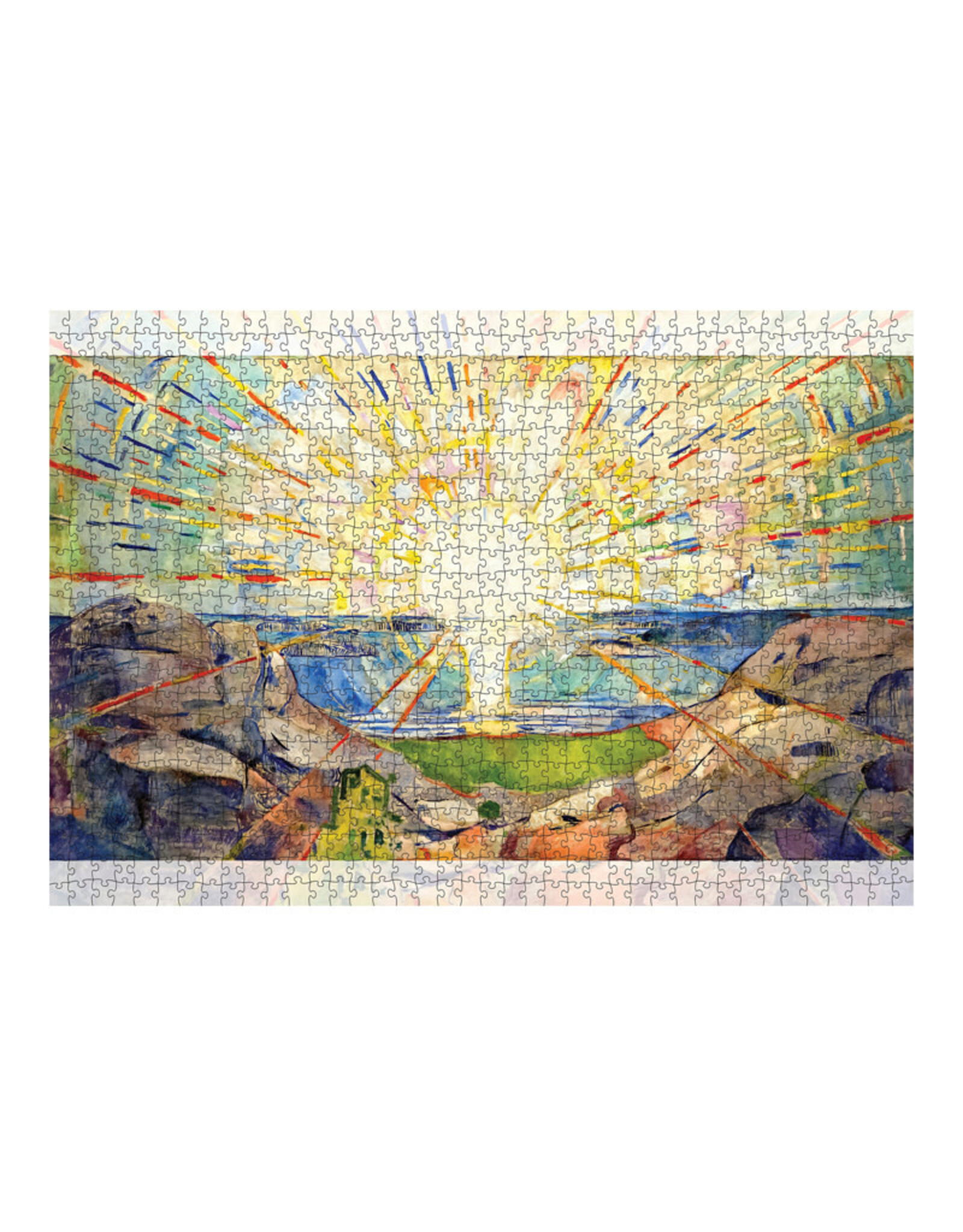 Pomegranate The Sun Puzzle 1000 PCS (Munch)