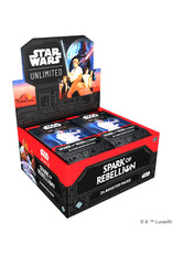 Fantasy Flight Games (Reprint Expected May/June 2024) Star Wars Unlimited Spark of Rebellion Booster Box (24)