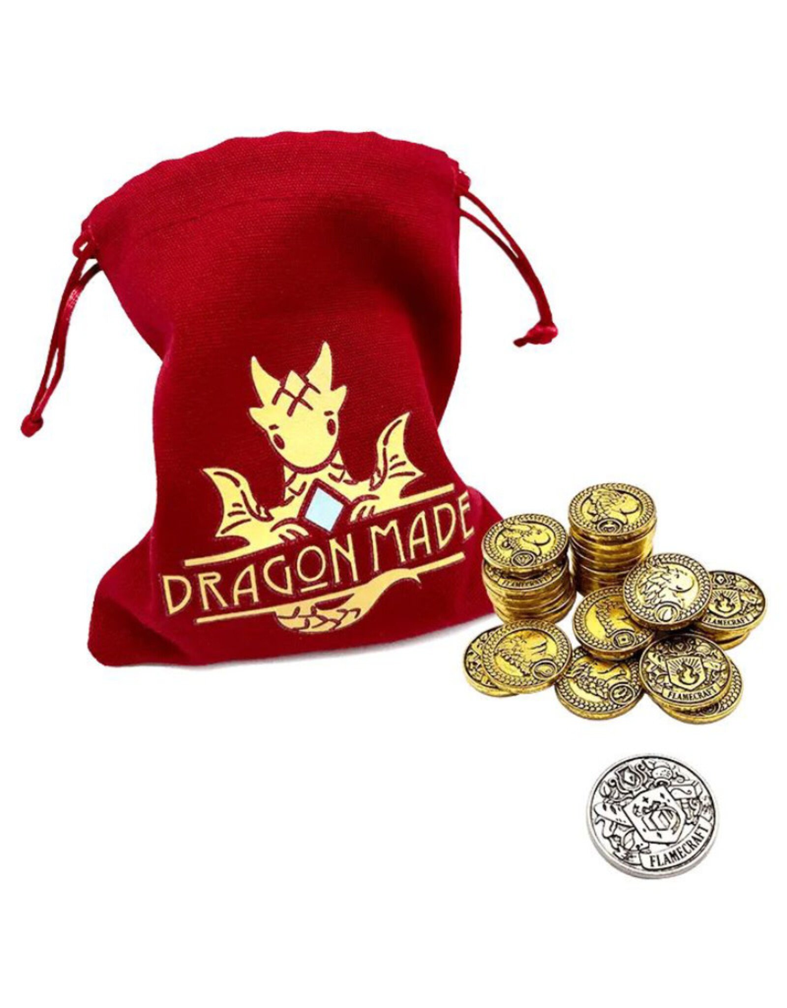 Lucky Duck Games Flamecraft Metal Coins