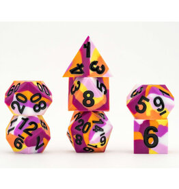 FanRoll Pride Polyhedral Dice Set (7) Lesbian