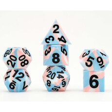 FanRoll Fanroll RPG Dice (7) Pride Transgender