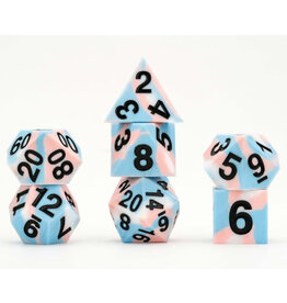 FanRoll Fanroll RPG Dice (7) Pride Transgender