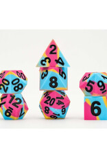 FanRoll Fanroll Polyhedral Dice (7) Pride Pansexual