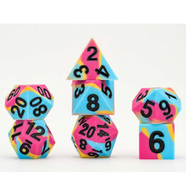 FanRoll Fanroll Polyhedral Dice (7) Pride Pansexual