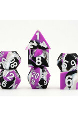 Metallic Dice Games Fanroll Polyhedral Dice (7) Pride Asexual