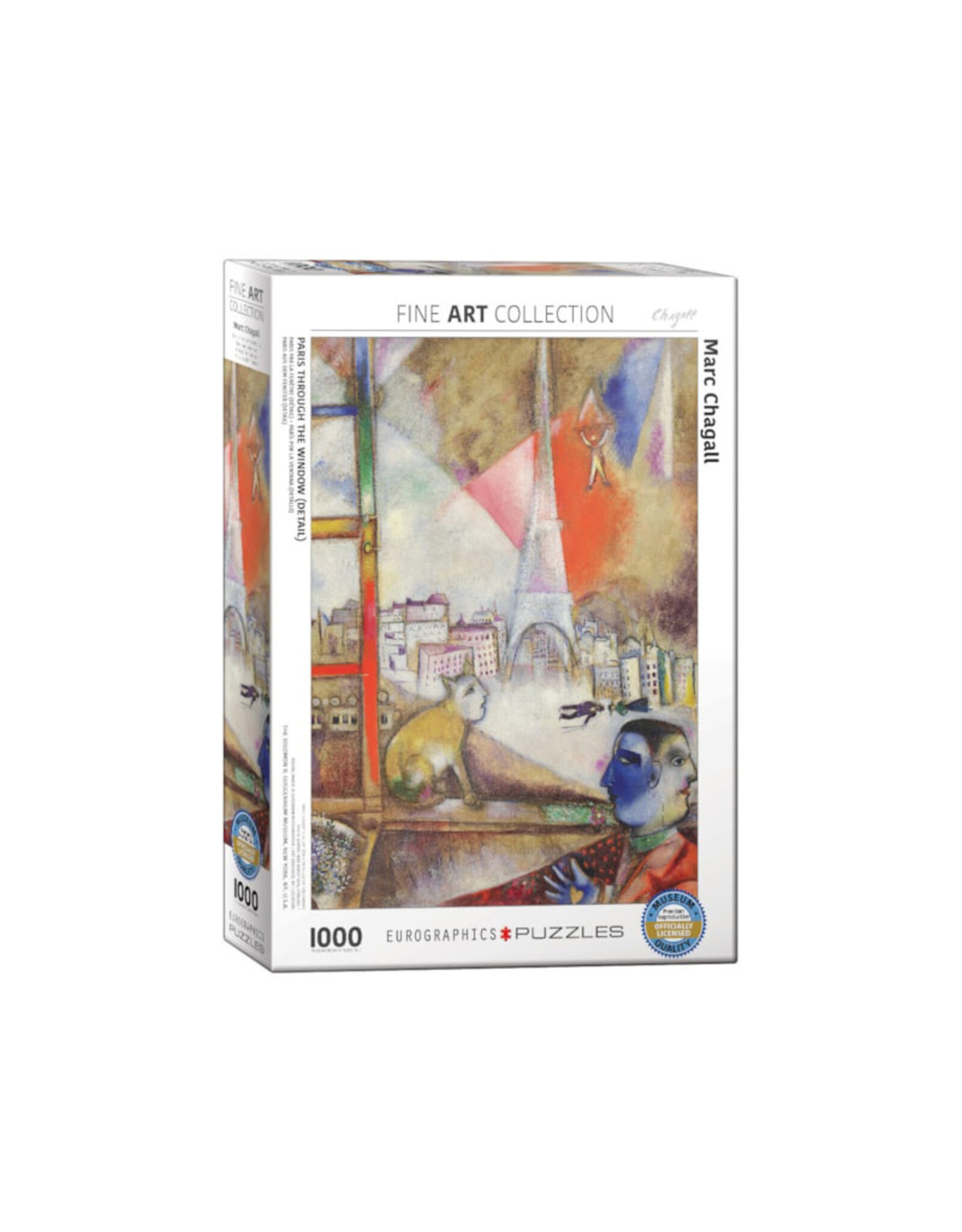 Eurographics Paris through the Window Puzzle - Chagall (1000 PCS)