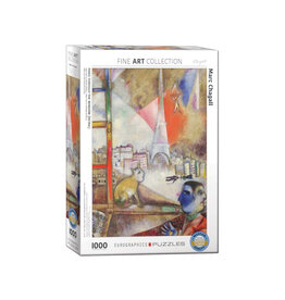 Eurographics Paris through the Window Puzzle 1000 PCS (Chagall)