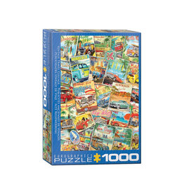 Eurographics Vintage Travel Collage Puzzle 1000 PCS