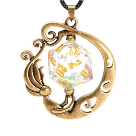 Misc Mermaid D20 Necklace