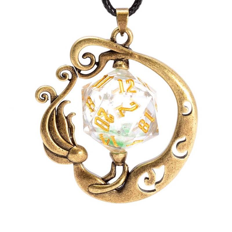 Misc Mermaid D20 Necklace