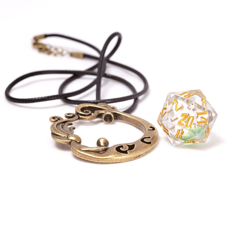 Misc Mermaid D20 Necklace