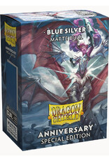 Arcane Tinmen Sleeves: Dragon Shield Matte Dual (100)  Special Edition Blue / Silver