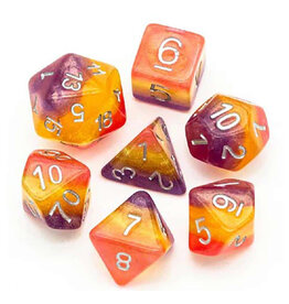 Misc Foam Brain Games RPG Dice (7) Wyldfire