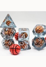 Misc Foam Brain Games RPG Dice (7) Basketball