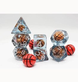 Misc Foam Brain Games RPG Dice (7) Basketball