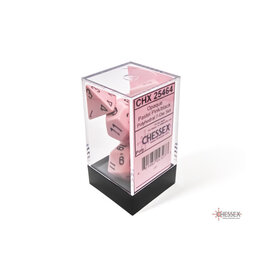FanRoll Chessex RPG Dice (7)  Pastel Pink